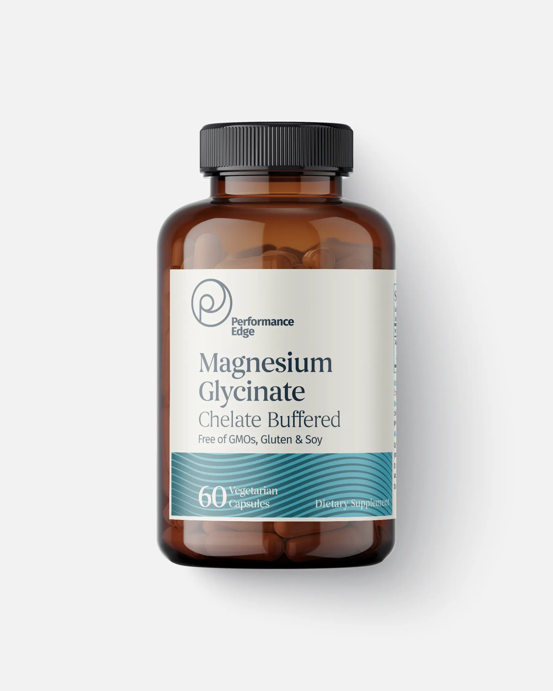 Performance-Edge-PE9214-60-Capsules-Magnesium-Glycinate-Bottle-Front Performance Edge Magnesium Glycinate Chelate Buffered